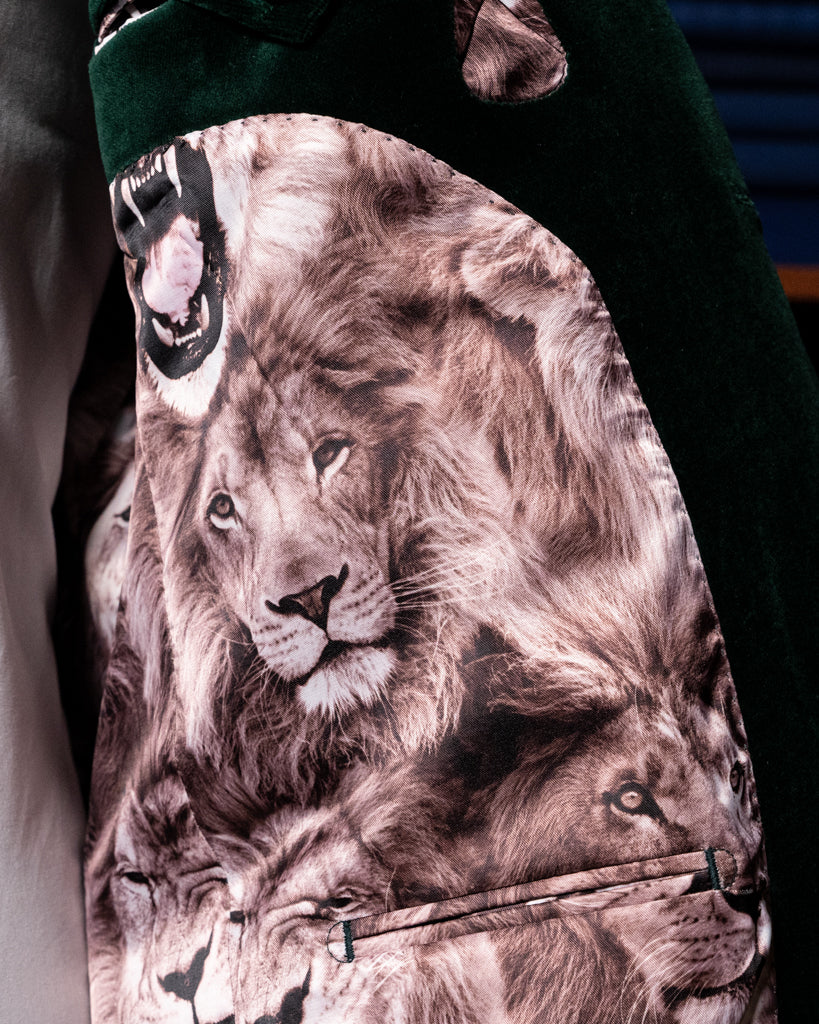 Bernini Green Velvet Jacket