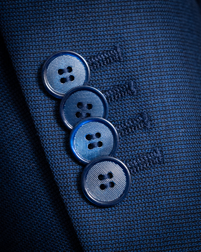 Canova Double-Breasted Navy Blue Jacket