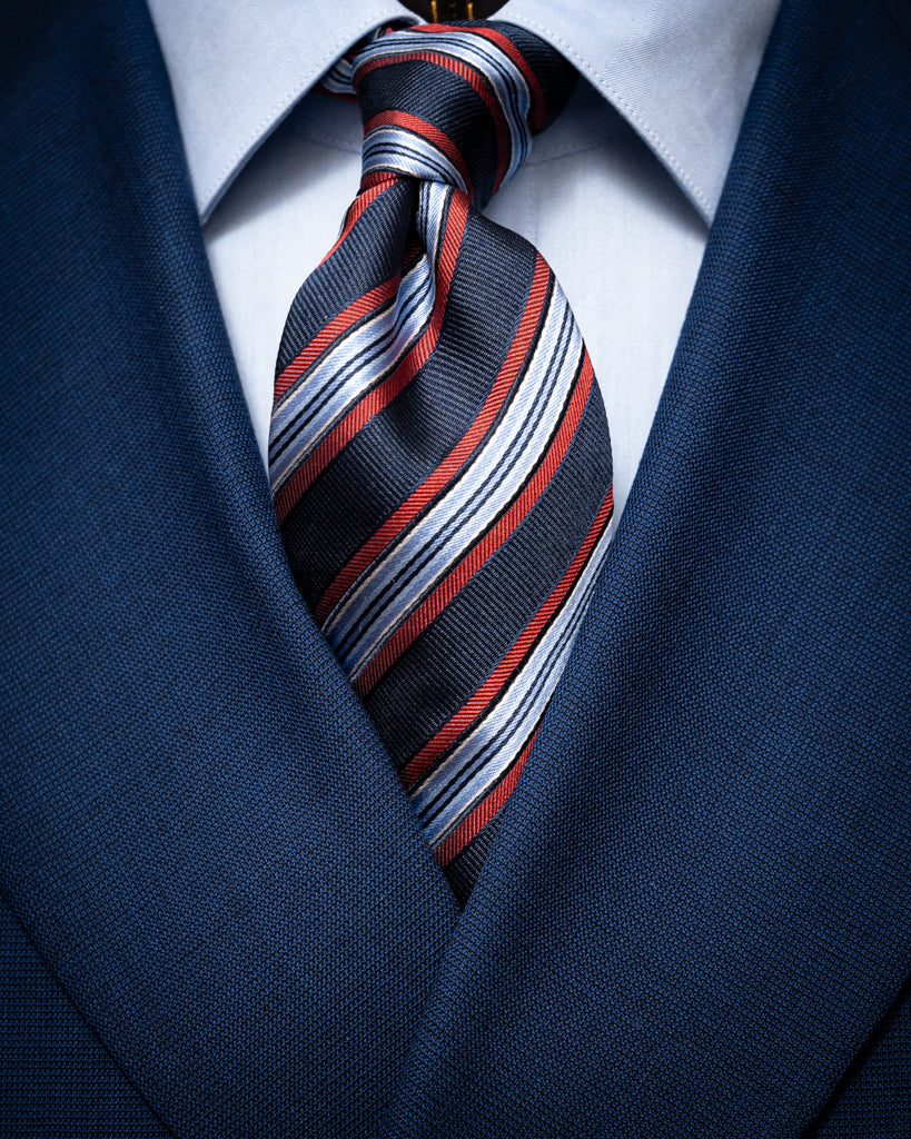 Canova Double-Breasted Navy Blue Jacket