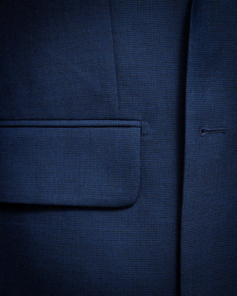 Canova Double-Breasted Navy Blue Jacket