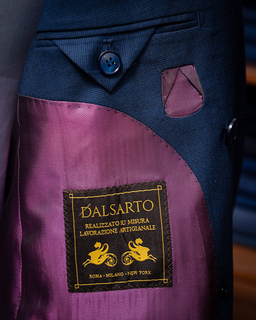 Canova Double-Breasted Navy Blue Jacket