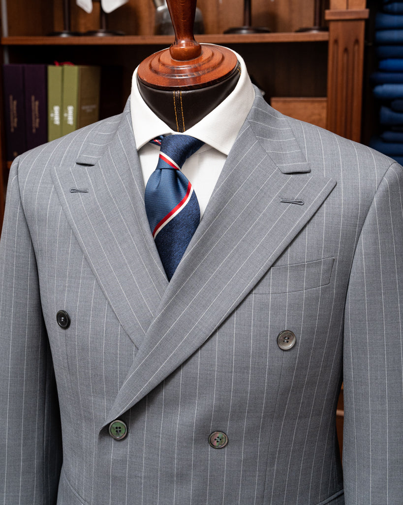 Canova Grey Pinstripe Jacket