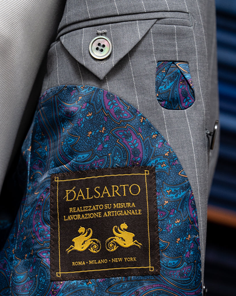 Canova Grey Pinstripe Jacket