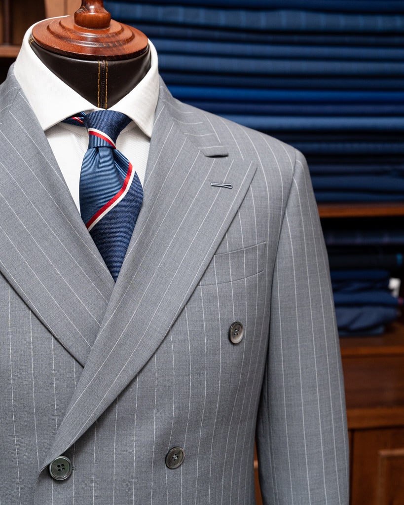 Canova Grey Pinstripe Jacket