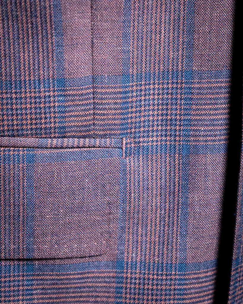 Canova Purple Checked Jacket