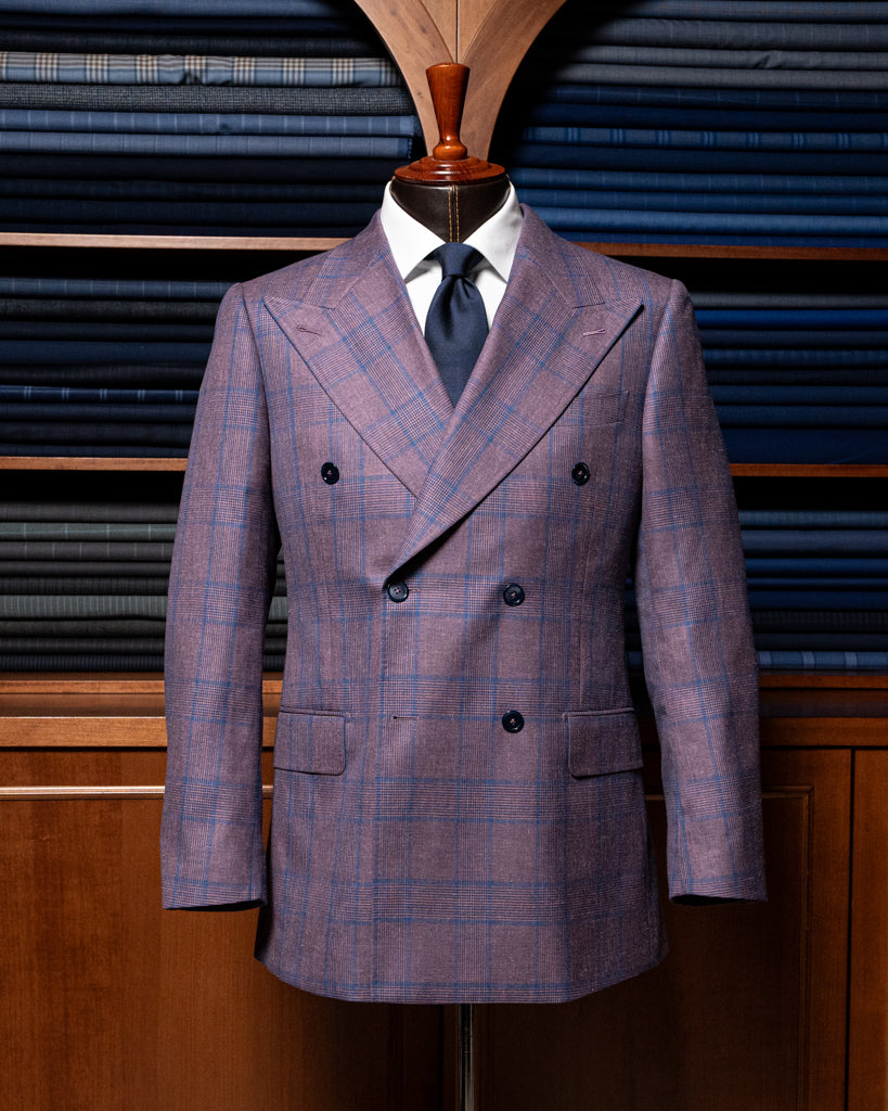 Canova Purple Checked Jacket