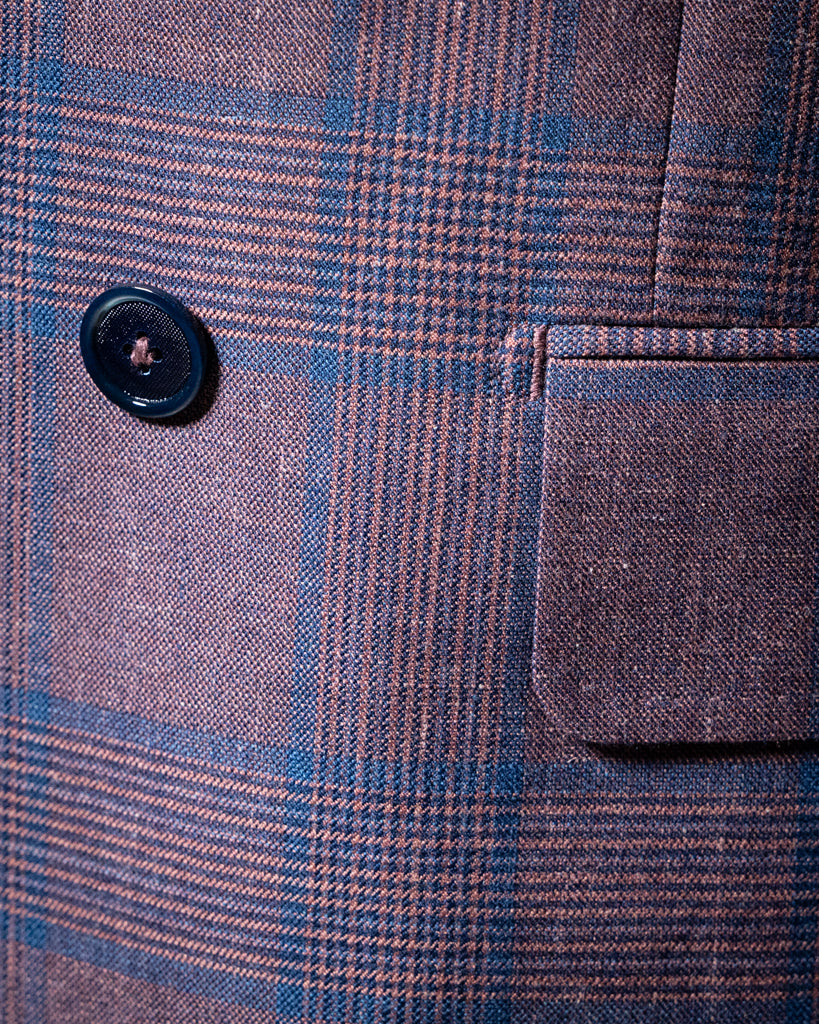 Canova Purple Checked Jacket