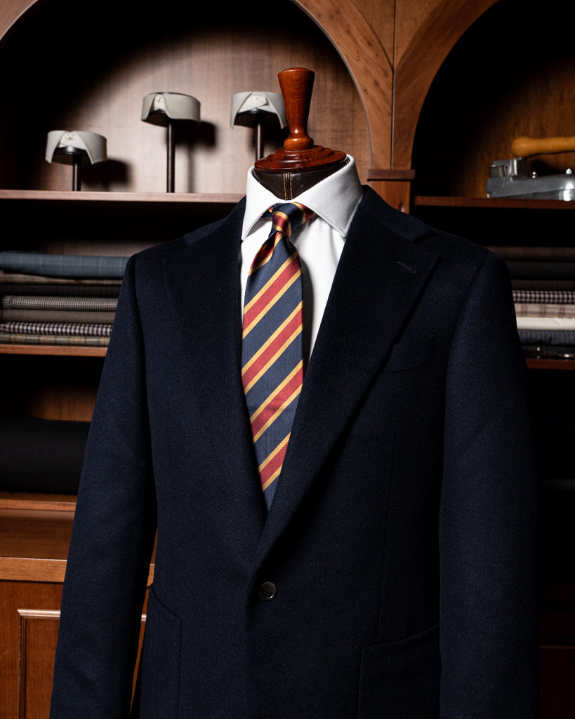 Casual Modern Blue Wool Jacket