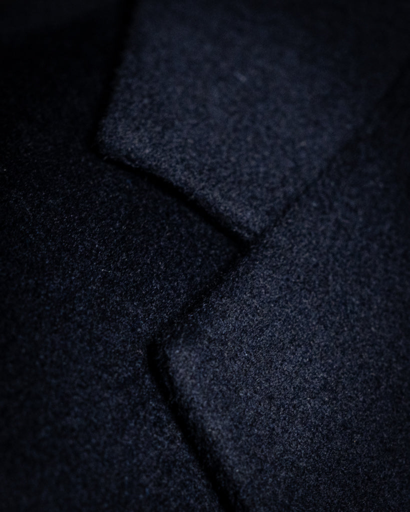 Casual Modern Blue Wool Jacket