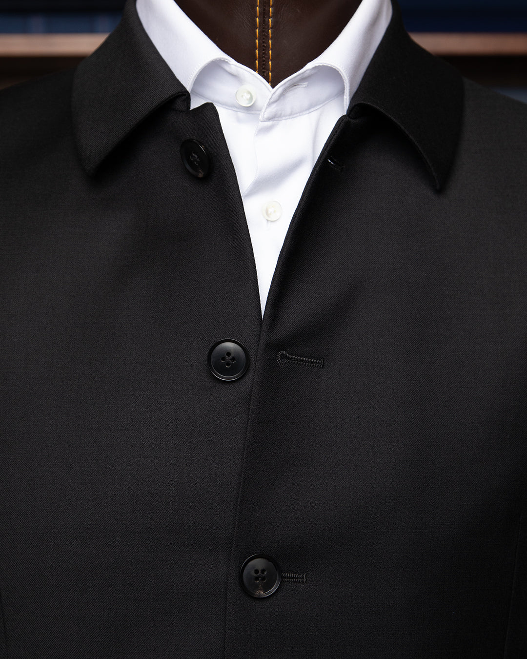 Giacca Casual Nera Sfoderata