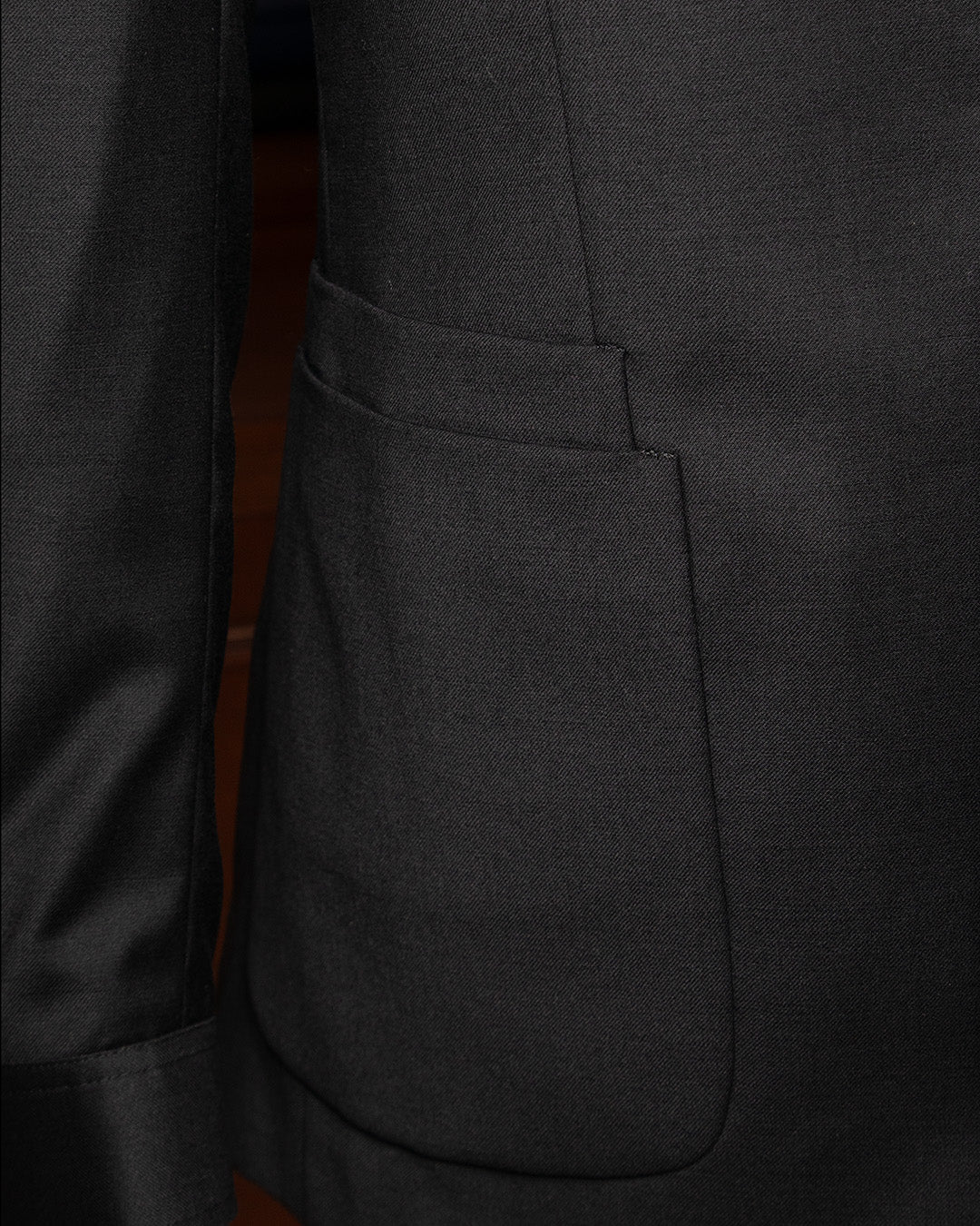 Giacca Casual Nera Sfoderata