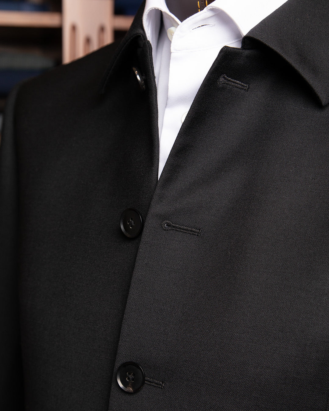 Giacca Casual Nera Sfoderata