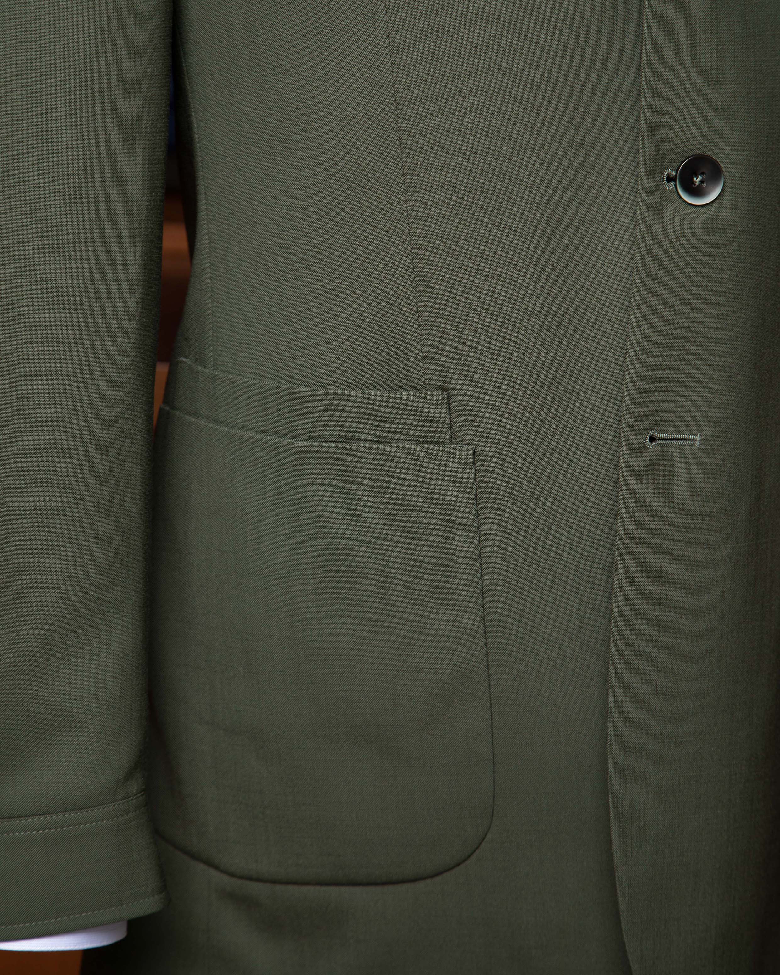 Green Casual Jacket
