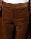 Borromini Velvet Tobacco Trousers