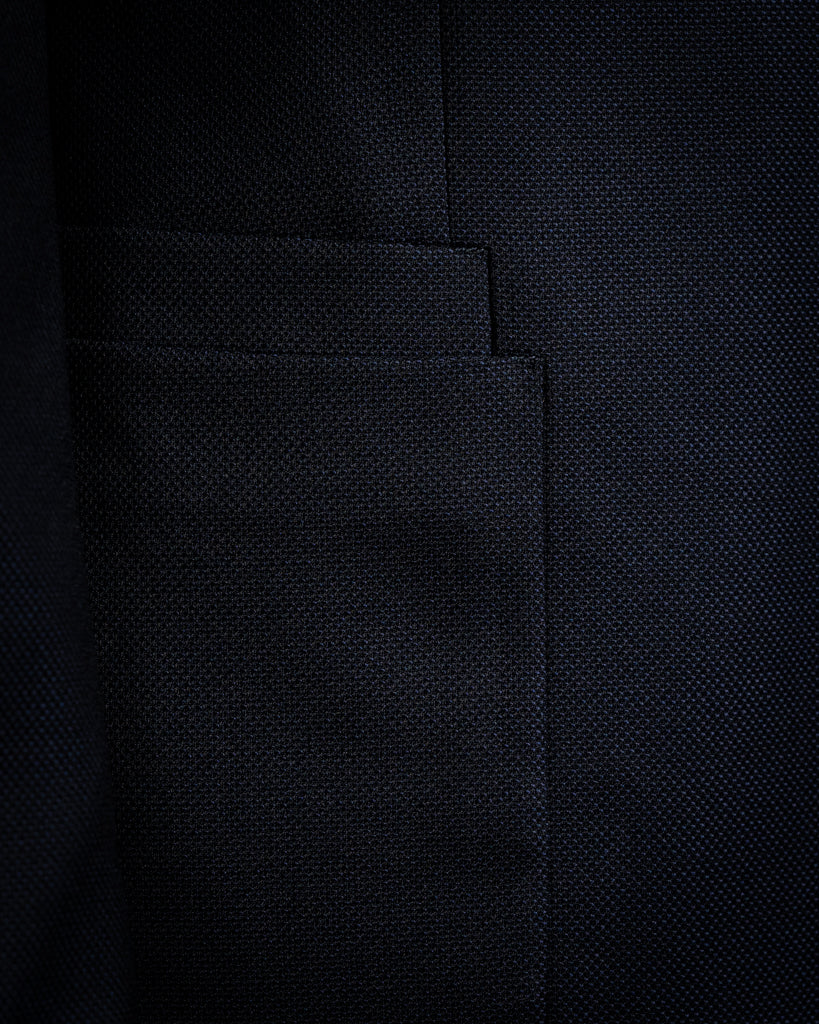 Giacca Giotto Blu Hopsack