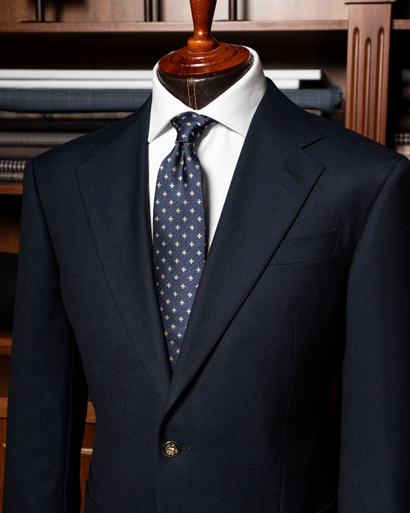 Giacca Giotto Blu Hopsack