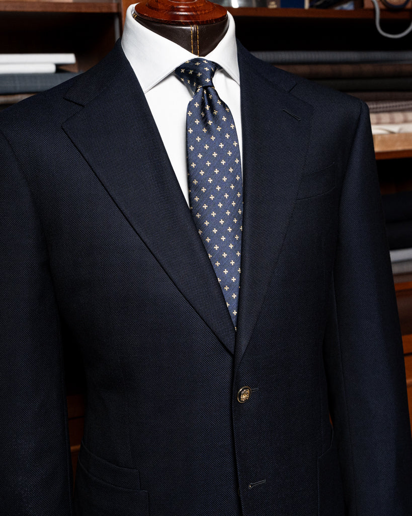 Giacca Giotto Blu Hopsack