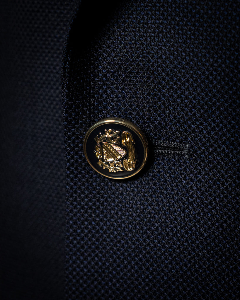 Giacca Giotto Blu Hopsack