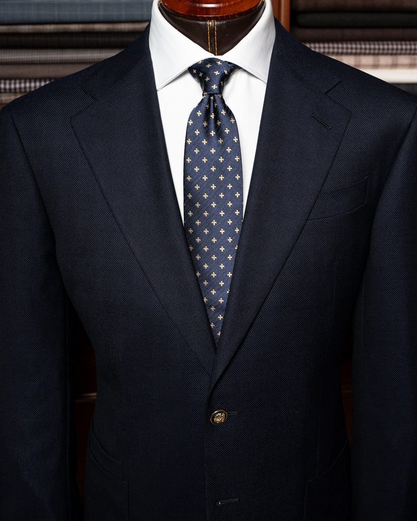 Giacca Giotto Blu Hopsack