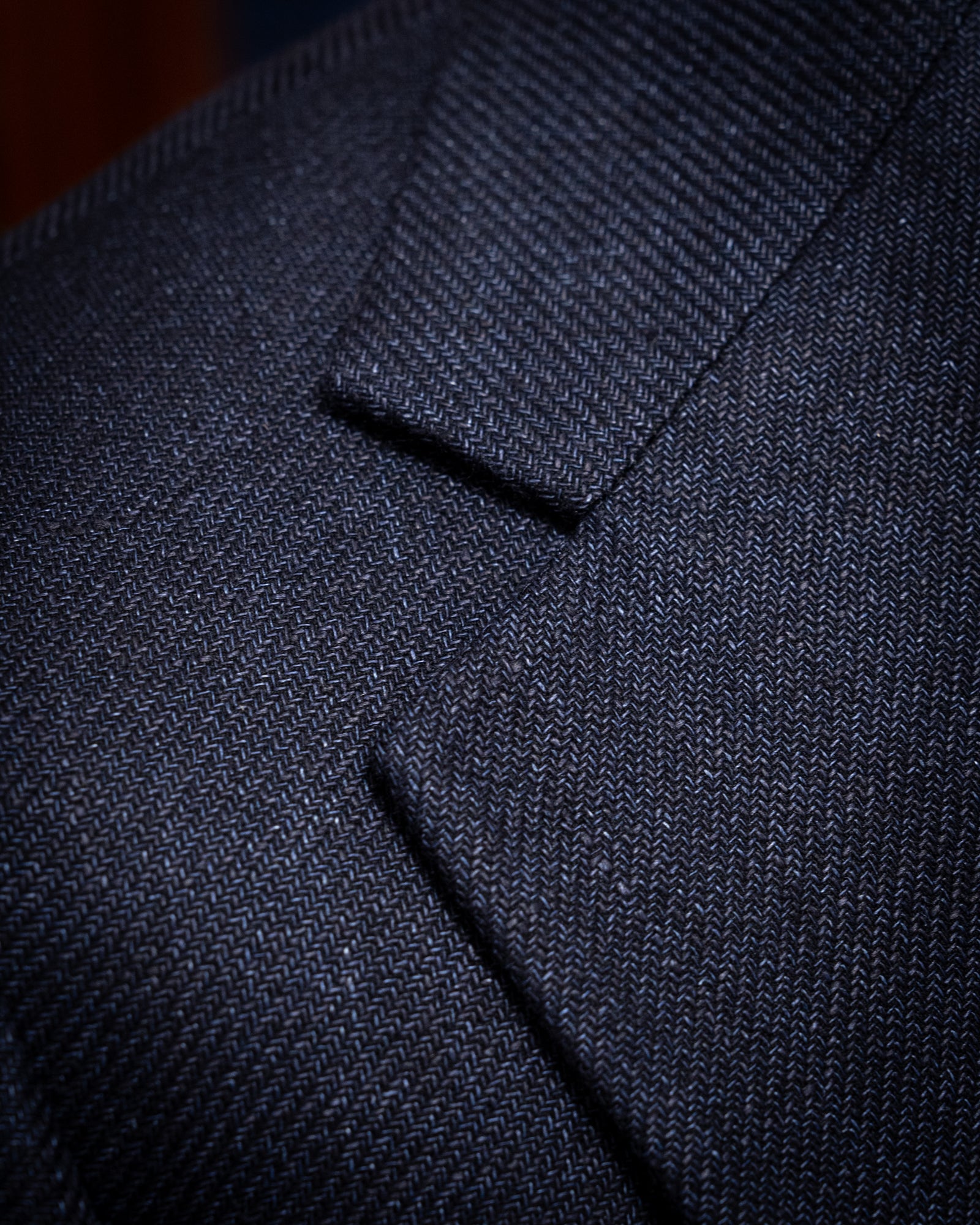 Giotto Blue Linen Cotton Jacket