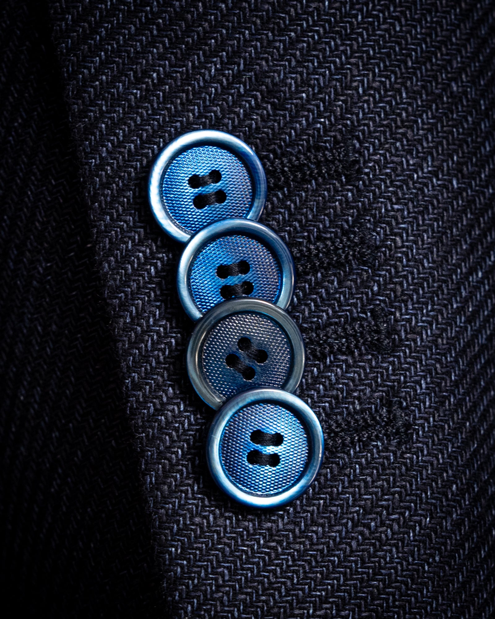Giotto Blue Linen Cotton Jacket