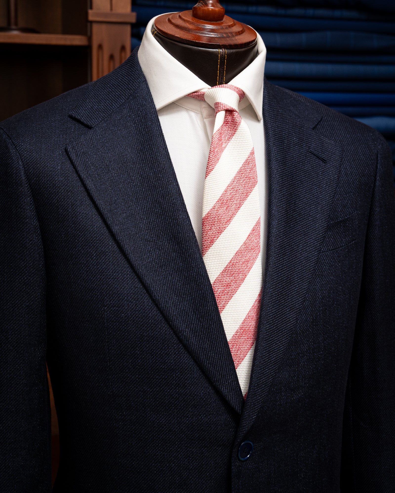 Giotto Blue Linen Cotton Jacket