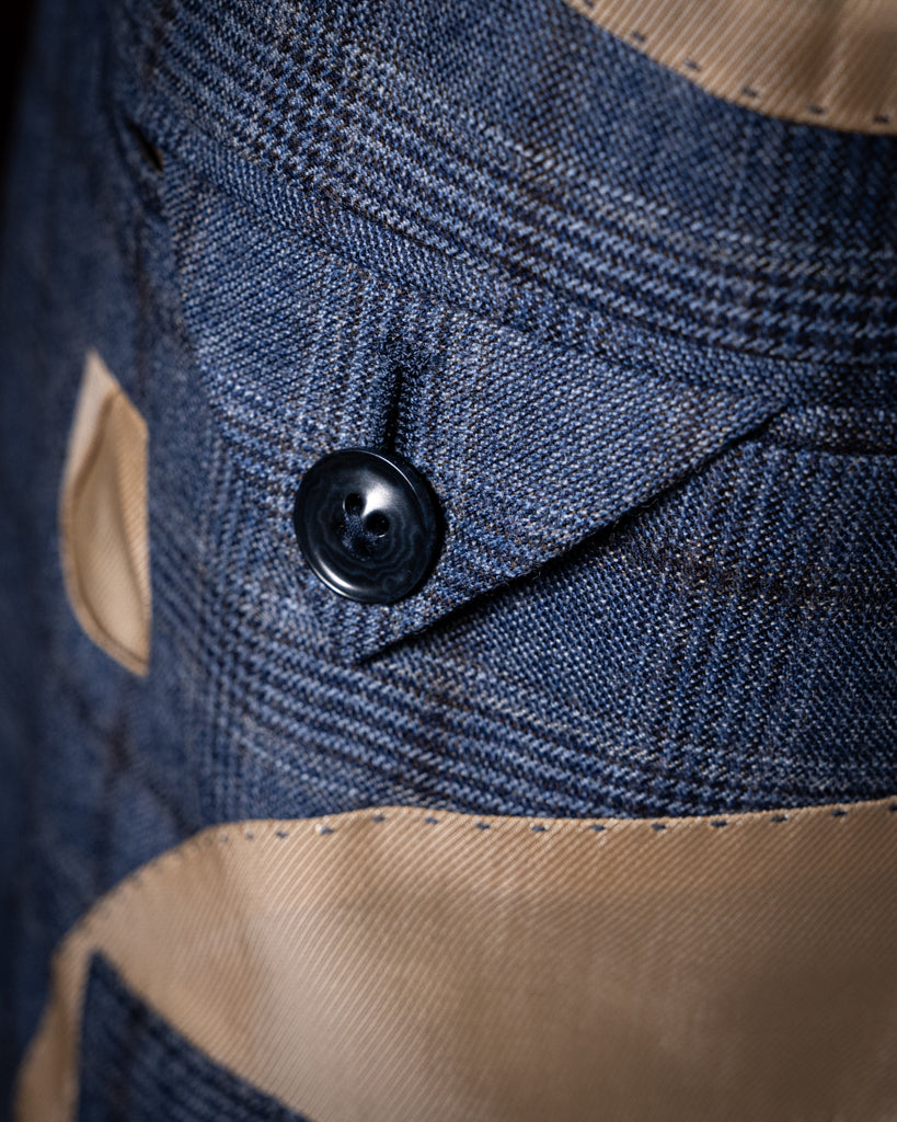Giacca Giotto Casual Avio Quadri Blu