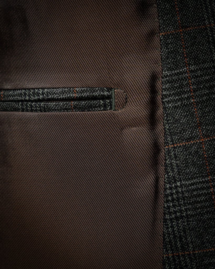 Giotto Gray Green Glencheck Jacket