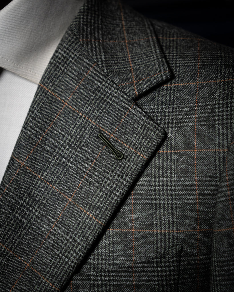 Giotto Gray Green Glencheck Jacket