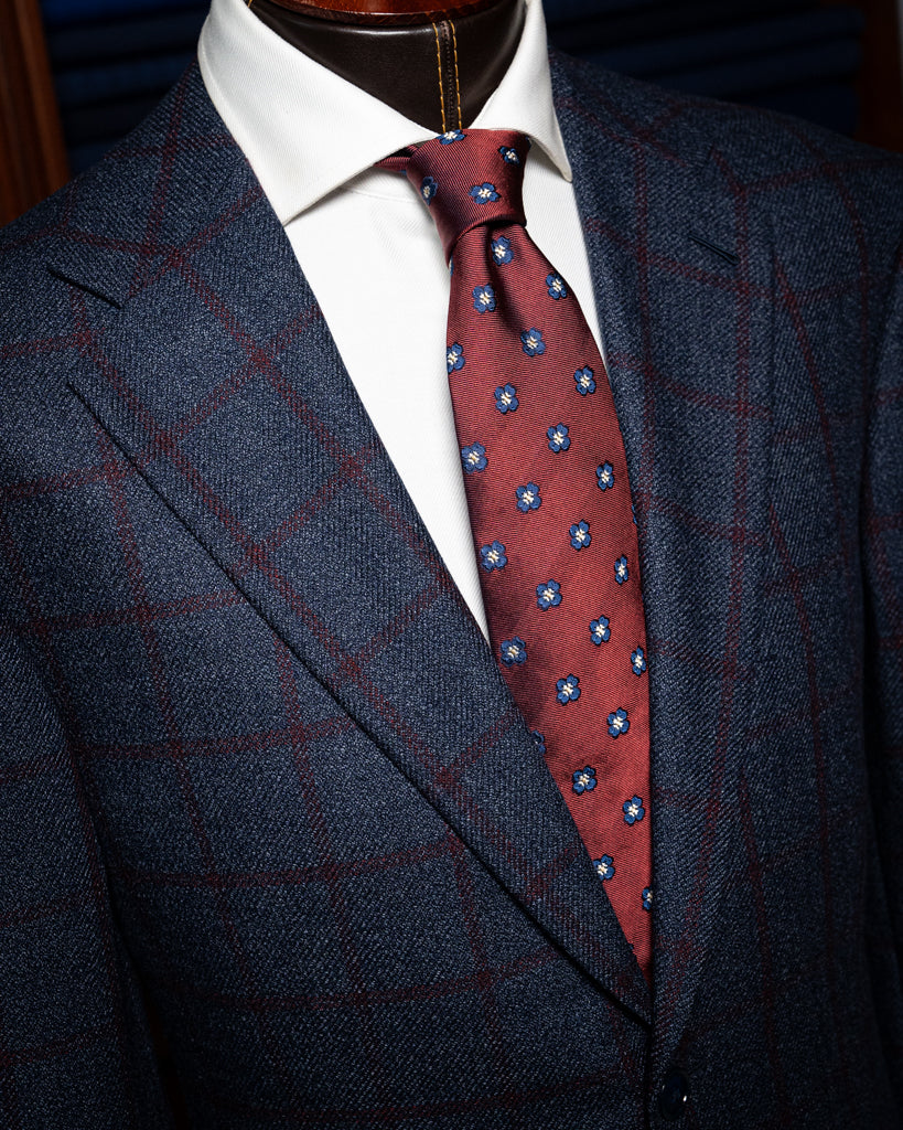 Giotto Gray Blue Checked Jacket