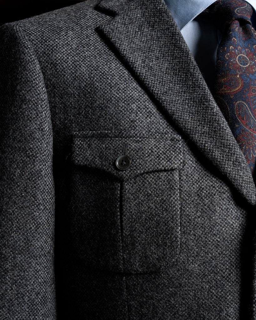 Giotto Gray Birdseye Jacket