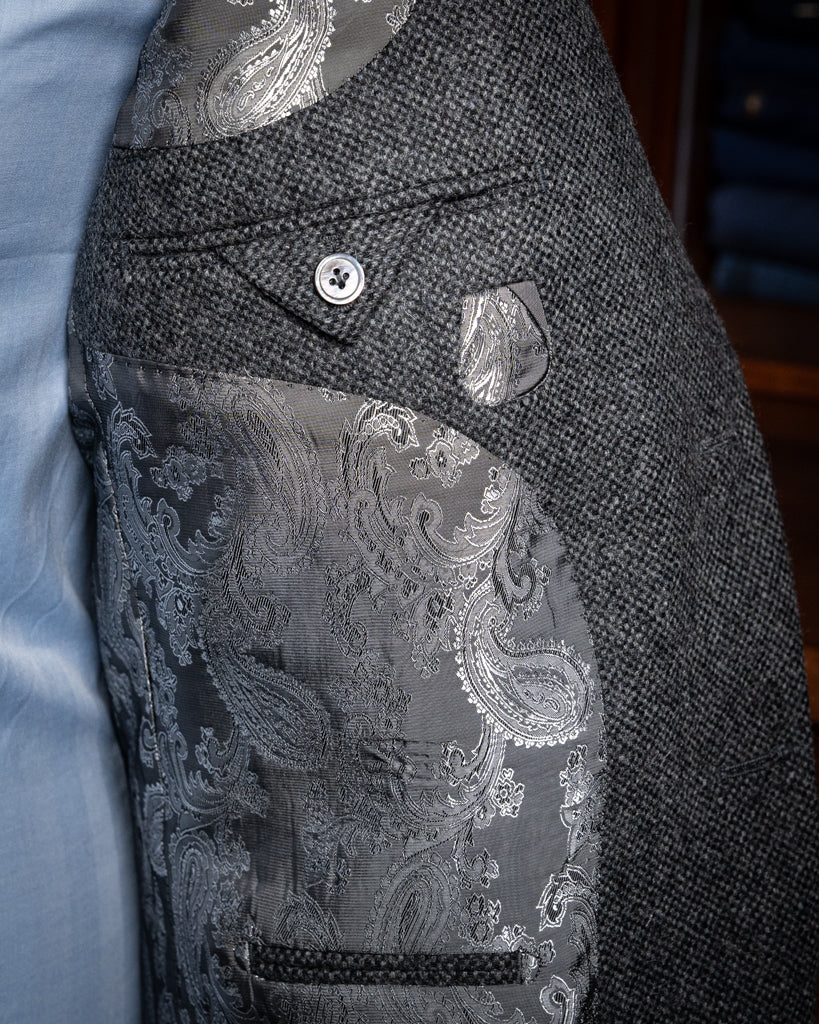 Giotto Gray Birdseye Jacket