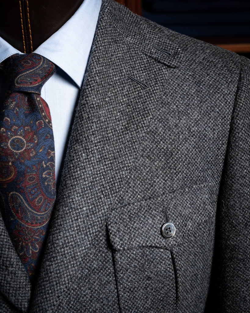 Giotto Gray Birdseye Jacket