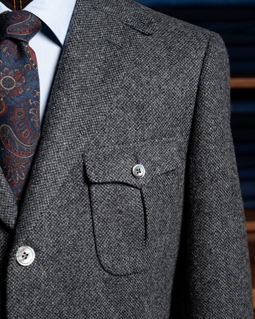 Giotto Gray Birdseye Jacket