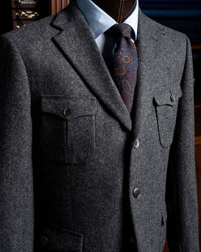 Giotto Gray Birdseye Jacket