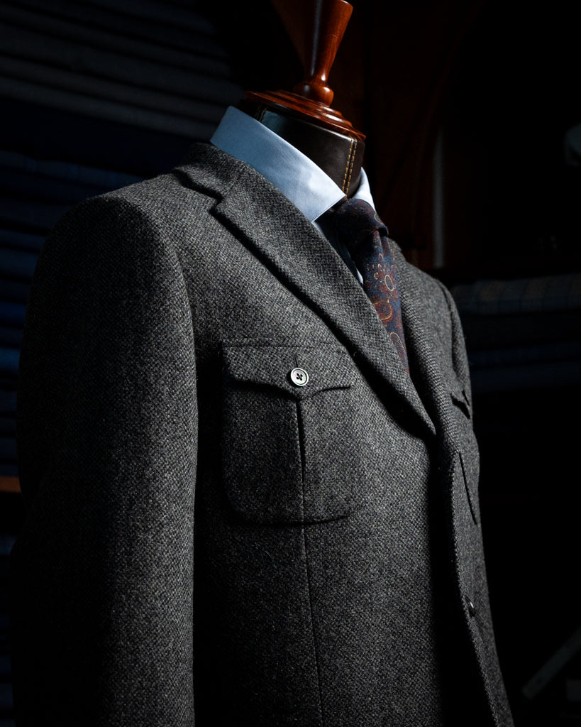Giotto Gray Birdseye Jacket
