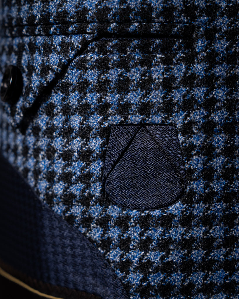 Giotto Pied de Poule Jacket Air Force and Black