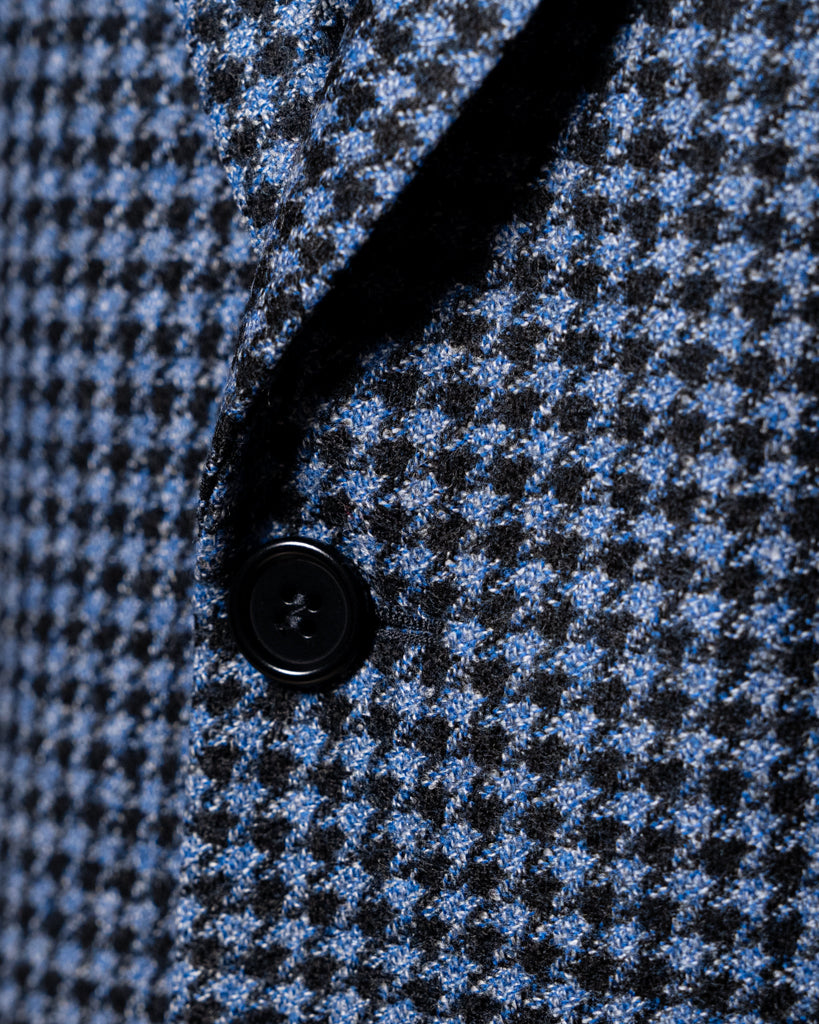 Giotto Pied de Poule Jacket Air Force and Black
