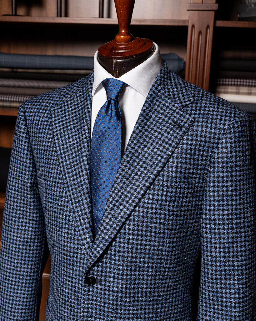 Giotto Pied de Poule Jacket Air Force and Black