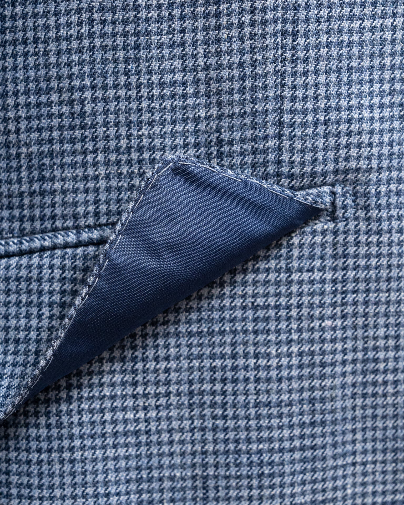 Giacca Giotto Pied De Poule Azzurro