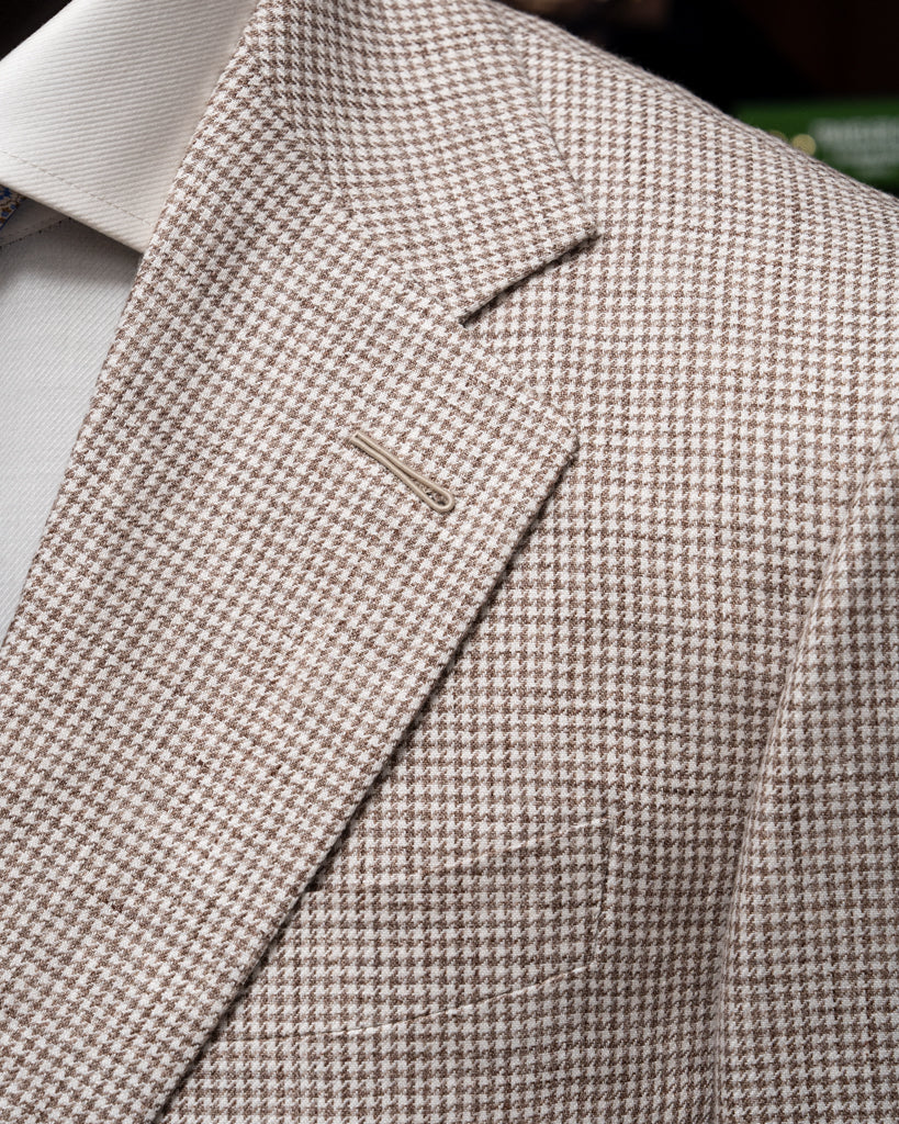 Giotto Pied De Poule Coffee Jacket