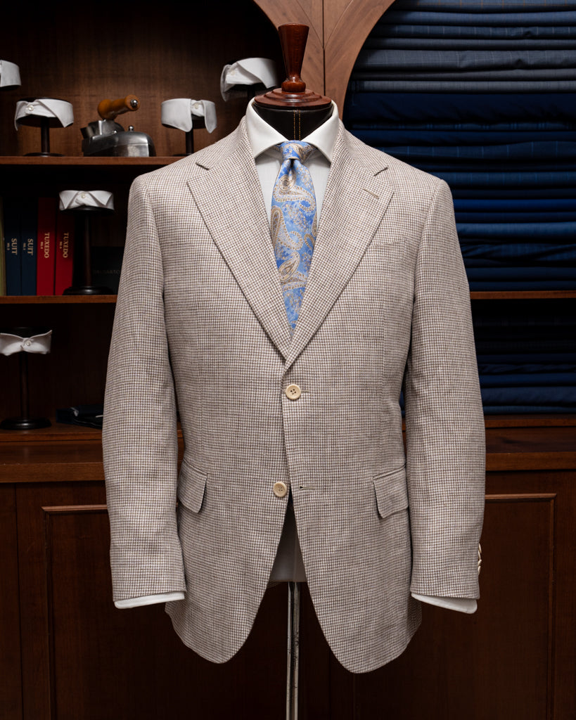 Giotto Pied De Poule Coffee Jacket