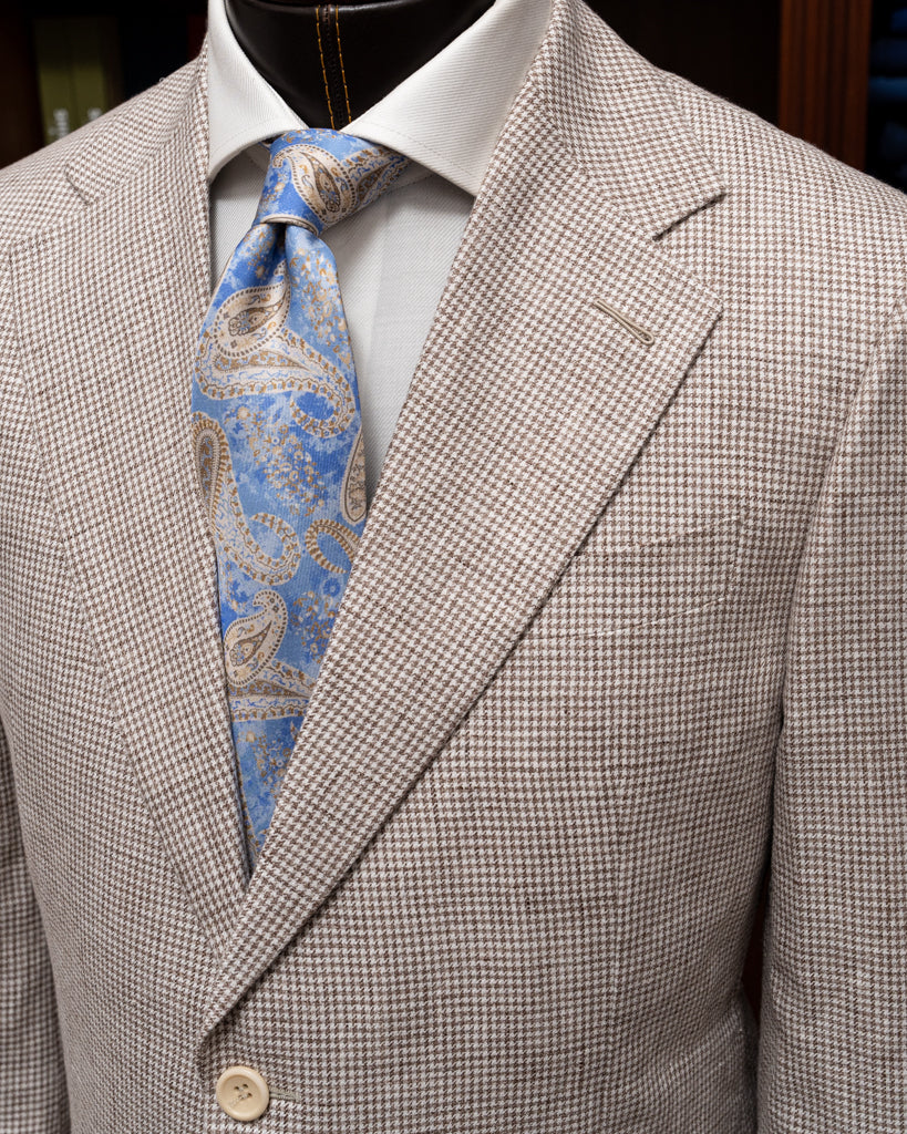 Giotto Pied De Poule Coffee Jacket