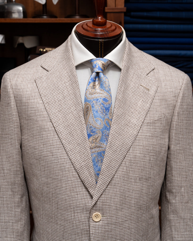 Giotto Pied De Poule Coffee Jacket