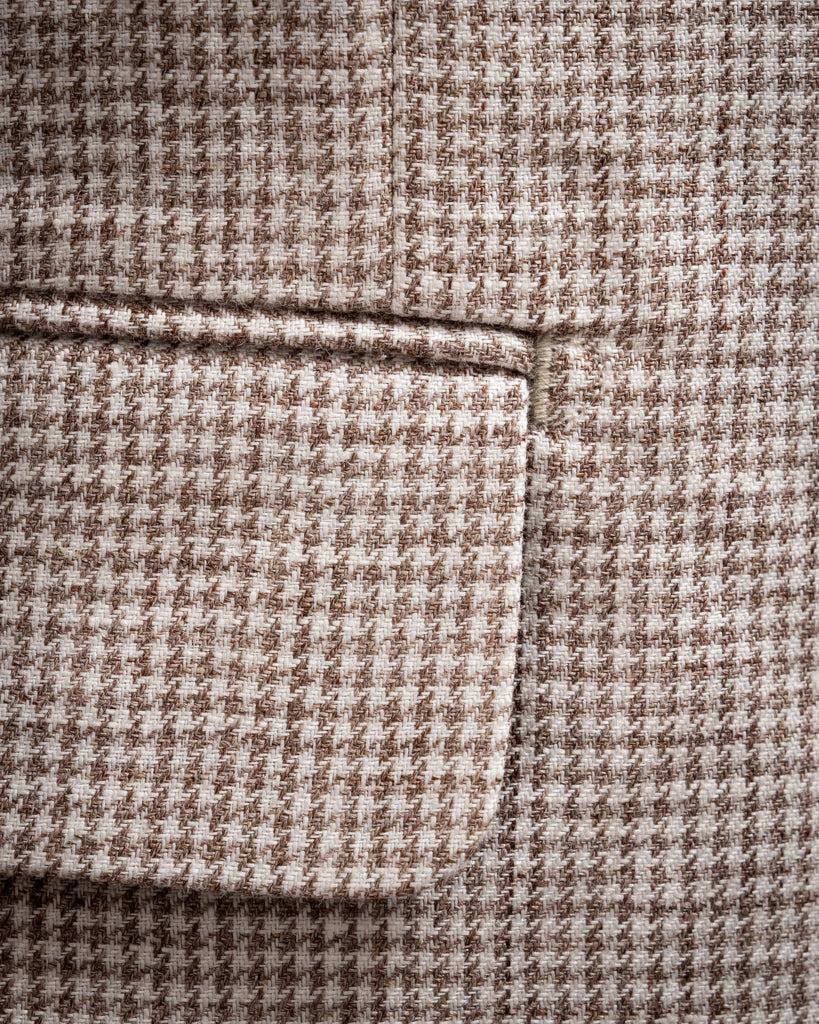 Giotto Pied De Poule Coffee Jacket