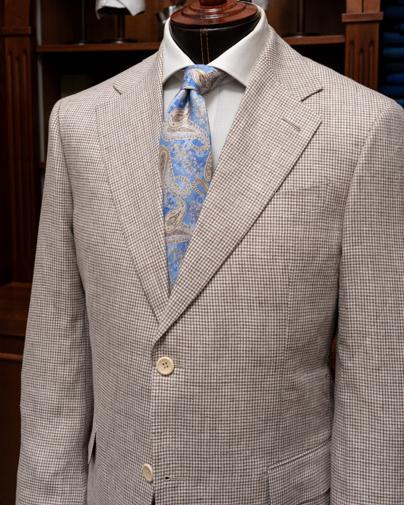 Giotto Pied De Poule Coffee Jacket