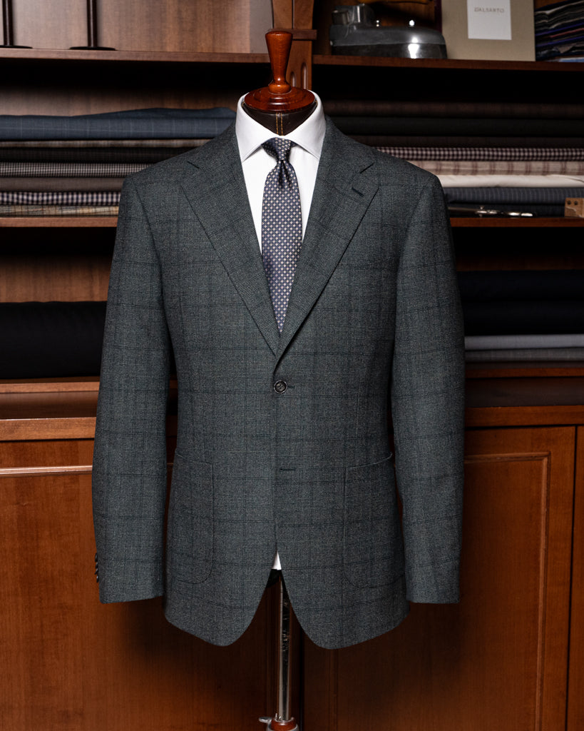 Giotto Glencheck Green Jacket