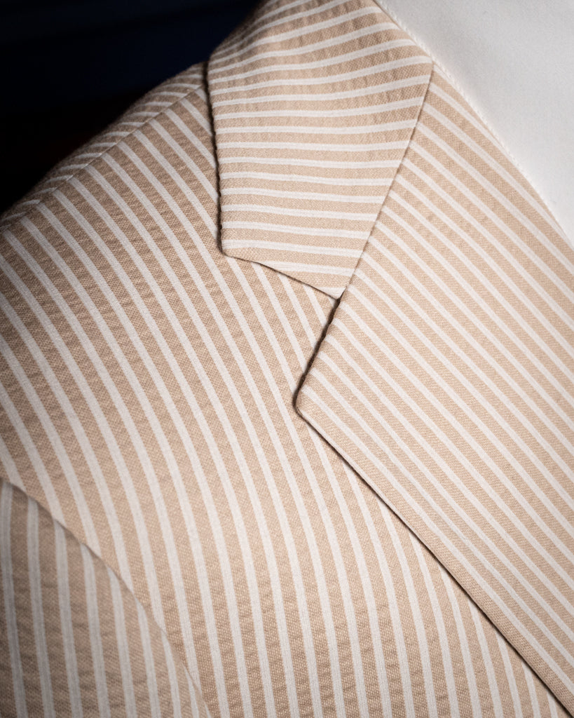 Giacca Giotto Seersucker Khaki