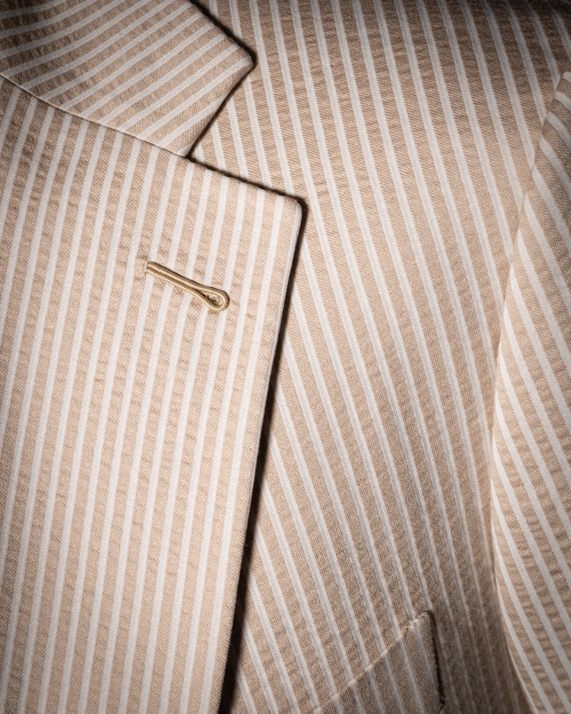 Giacca Giotto Seersucker Khaki