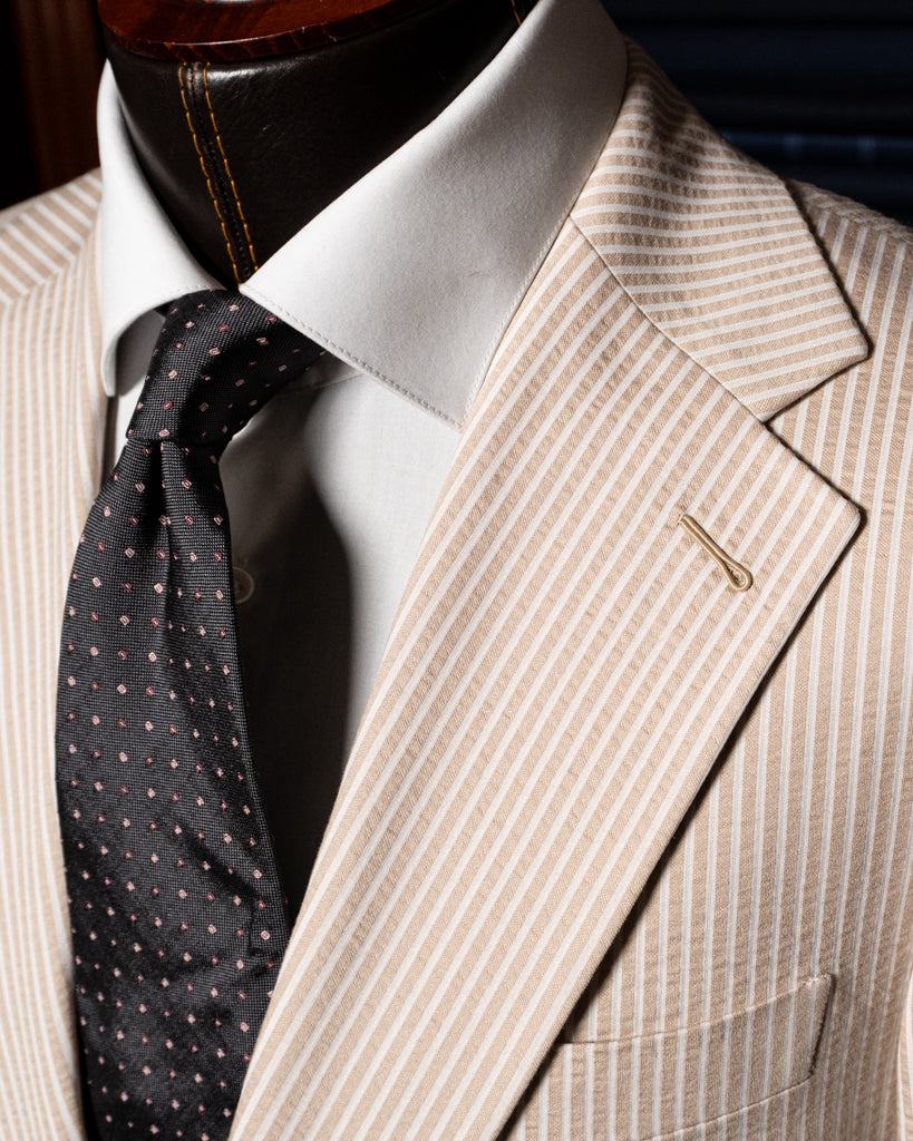 Giacca Giotto Seersucker Khaki